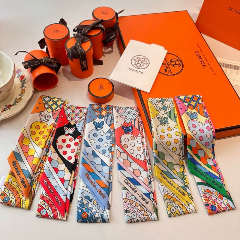Hermes silk ribbon E030707